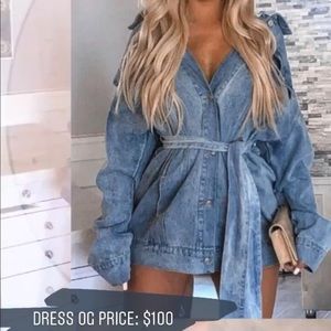 Miss Lola Denim jacket/dress